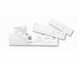 SET OF 20 WHITE PRE-SPACED STICKERS 20CM