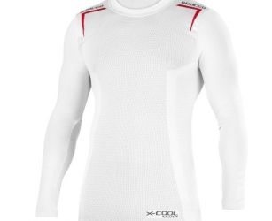 K-CARBON LONG SLEEVE TOP WHITE
